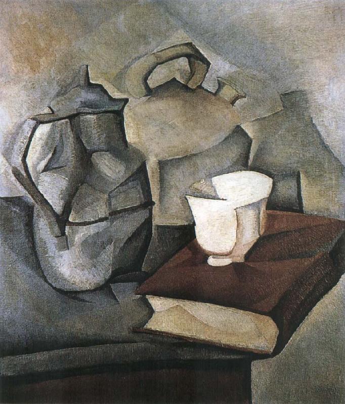 Juan Gris The still lief having book oil painting picture